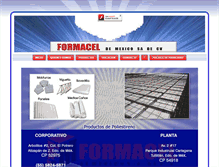 Tablet Screenshot of formacel.com.mx